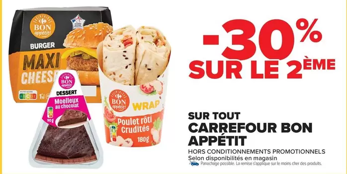 Carrefour - Sur Tout Appétit offre sur Carrefour City