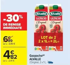 Alvalle - Gazpacho offre à 4,82€ sur Carrefour Drive