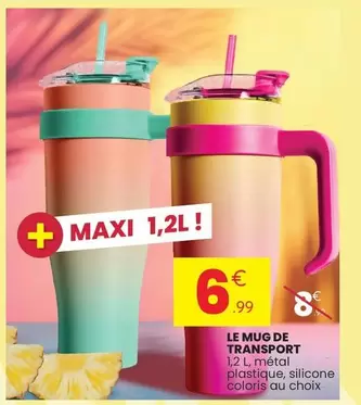 Le Mug De Transport offre à 6,99€ sur Stokomani