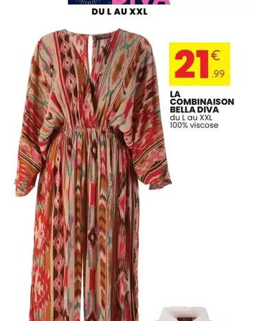 La Combinaison Bella Diva offre à 21,99€ sur Stokomani