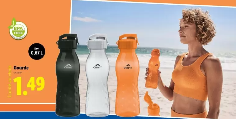 Gourde offre à 1,49€ sur Lidl