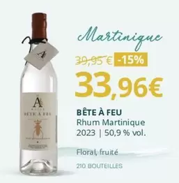 Bête À Feu offre à 33,96€ sur La Vignery