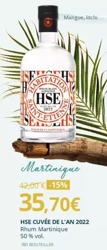 Hse - Cuvée De L'an 2022 offre à 35,7€ sur La Vignery