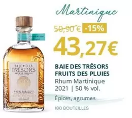 Baie Des Trésors Fruits Des Pluies offre à 43,27€ sur La Vignery