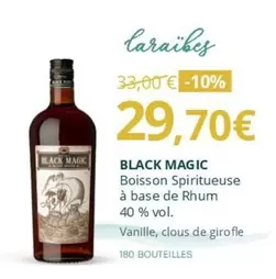 Black Magic - Boisson Spiritueuse À Base De Rhum offre à 29,7€ sur La Vignery