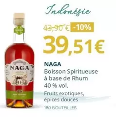 Naga - Boisson Spiritueuse À Base De Rhum offre à 39,51€ sur La Vignery