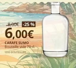 Carafe Sumo offre à 6€ sur La Vignery