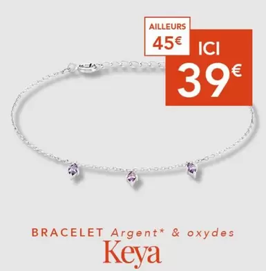Bracelet Argent & Oxydes offre à 39€ sur Trésor Bijoux
