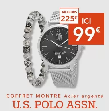 Coffret Montre Acier Argente offre à 99€ sur Trésor Bijoux