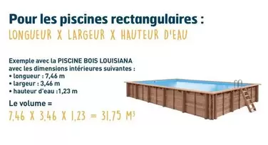 Pour Les Piscines Rectangulaires offre sur Cash Piscines