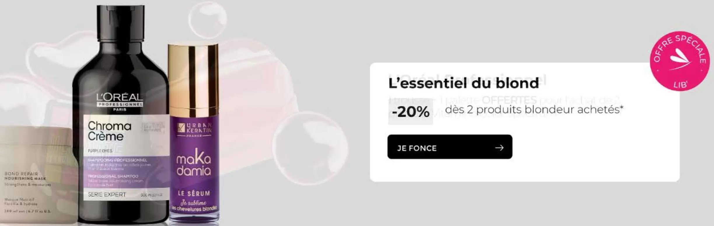 Palette - L'essentiel Du Blond offre sur Bleu Libellule