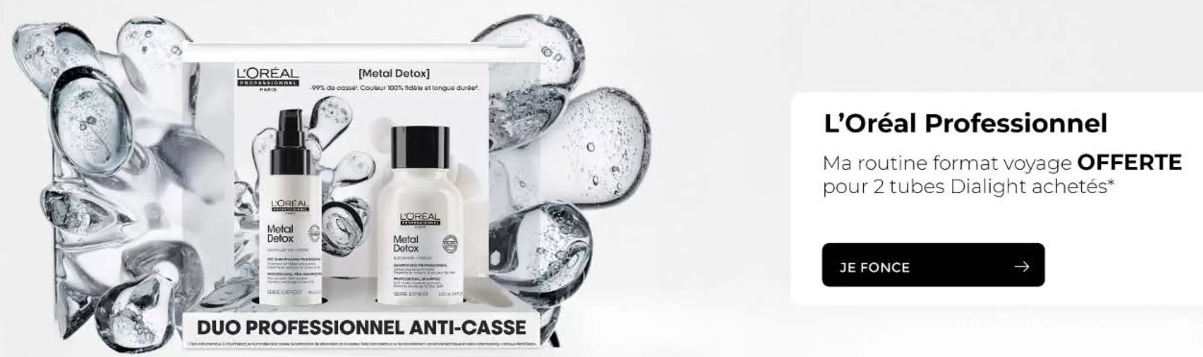 L'Oréal - Duo Professionnel Anti-casse offre sur Bleu Libellule