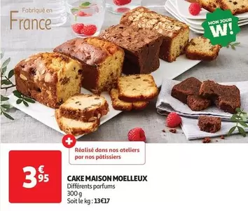 Cake Maison Moelleux offre à 3,95€ sur Auchan Hypermarché
