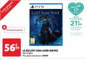 Auchan - Le Jeu Lost Soul Asido Sur Ps5 offre à 56,99€ sur Auchan Hypermarché