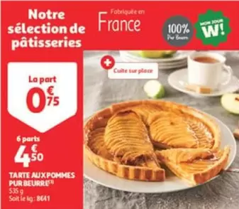 Tarte Aux Pommes Pur Beurre offre à 4,5€ sur Auchan Supermarché