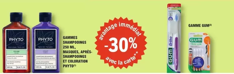 Phyto - Gammes Shampooings offre sur E.Leclerc Parapharmacie