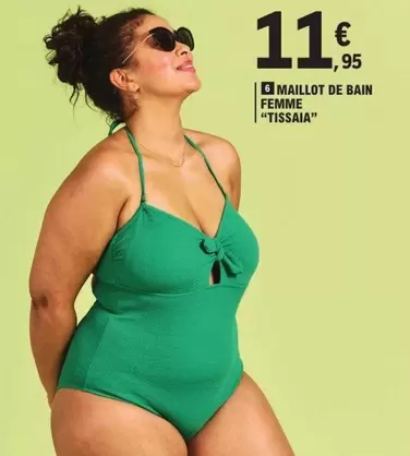 Maillot De Bain Femme offre à 11,95€ sur E.Leclerc