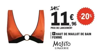 Haut De Maillot De Bain Femme offre à 11,96€ sur E.Leclerc