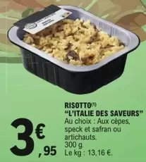 Risotto offre à 3,95€ sur E.Leclerc