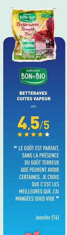 Betterages Cuites Vapeur offre à 4,75€ sur Aldi