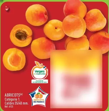 ABRICOTS!Ai Categorie 1 Calibre 3/5/40 mm offre sur Aldi