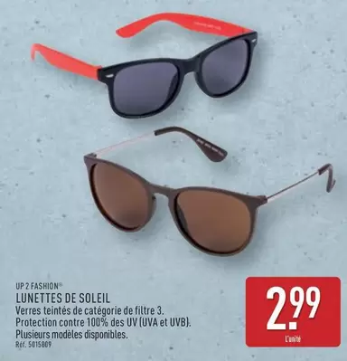 Up2fashion - Lunettes De Soleil offre à 2,99€ sur Aldi