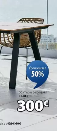 Table offre sur JYSK