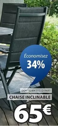 Chaise Inclinable offre à 65€ sur JYSK