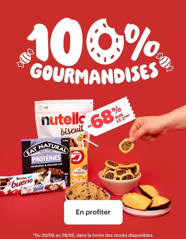 Kinder - En Profiter offre sur Chronodrive
