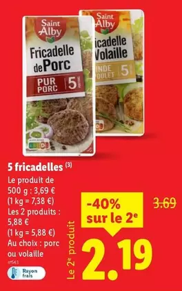 Saint Alby - 5 Fricadelles