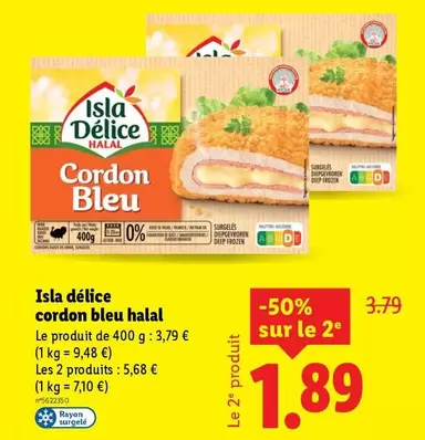 Isla Délice - Cordon Bleu Halal