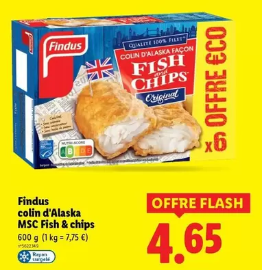 Findus - Colin D'Alaska MSC Fish & Chips