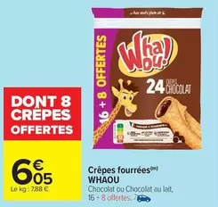 Whaou! - Crêpes Fourrées