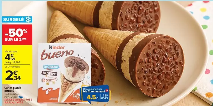Kinder - Chouches Glacées