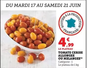 Tomate Cerise Allongee Ou Melangee