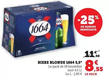 1664 - Biere Blonde 5,5°