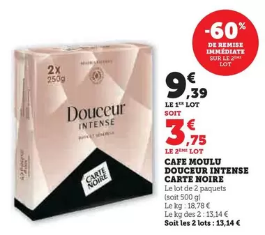 Carte Noire - Cafe Moulu Douceur Intense