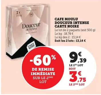 Carte Noire - Cafe Moulu Douceur Intense