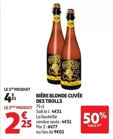 Bière Blonde Cuvée Des Trolls