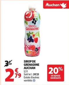 Auchan - Sirop De Grenadine