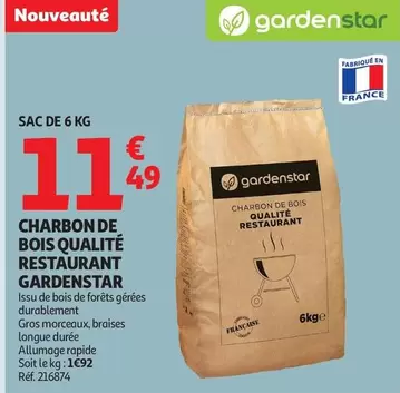 Gardenstar - Charbon De Bois Qualité Restaurant