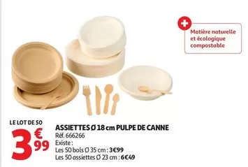 Assiettes Pulpe De Canne