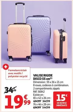 Valise Rigide Disco 55 Cm