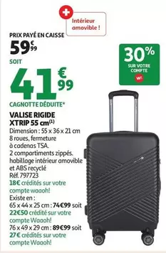 Valise Rigide Xtrip 55 Cm