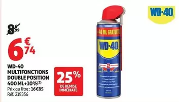 WD-40 - Multifonctions Double Position