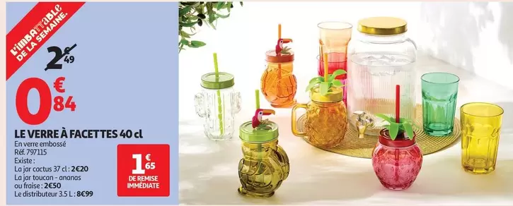 Le Verre À Pacettes 40 Cl