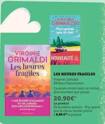 Flammarion - Les Heures Fragiles 