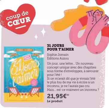 Auzou - 31 Jours Pour T'Aimer
