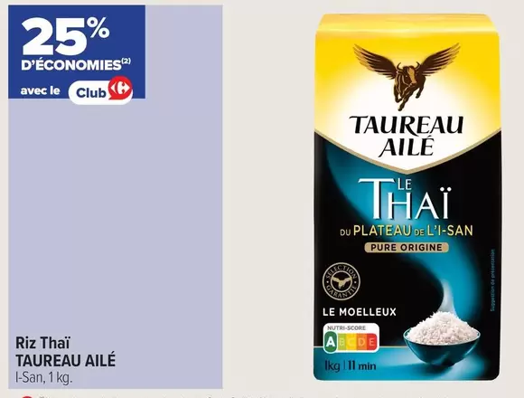 Taureau Ailé - Riz Thai