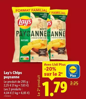Lay's - Chips Paysanne